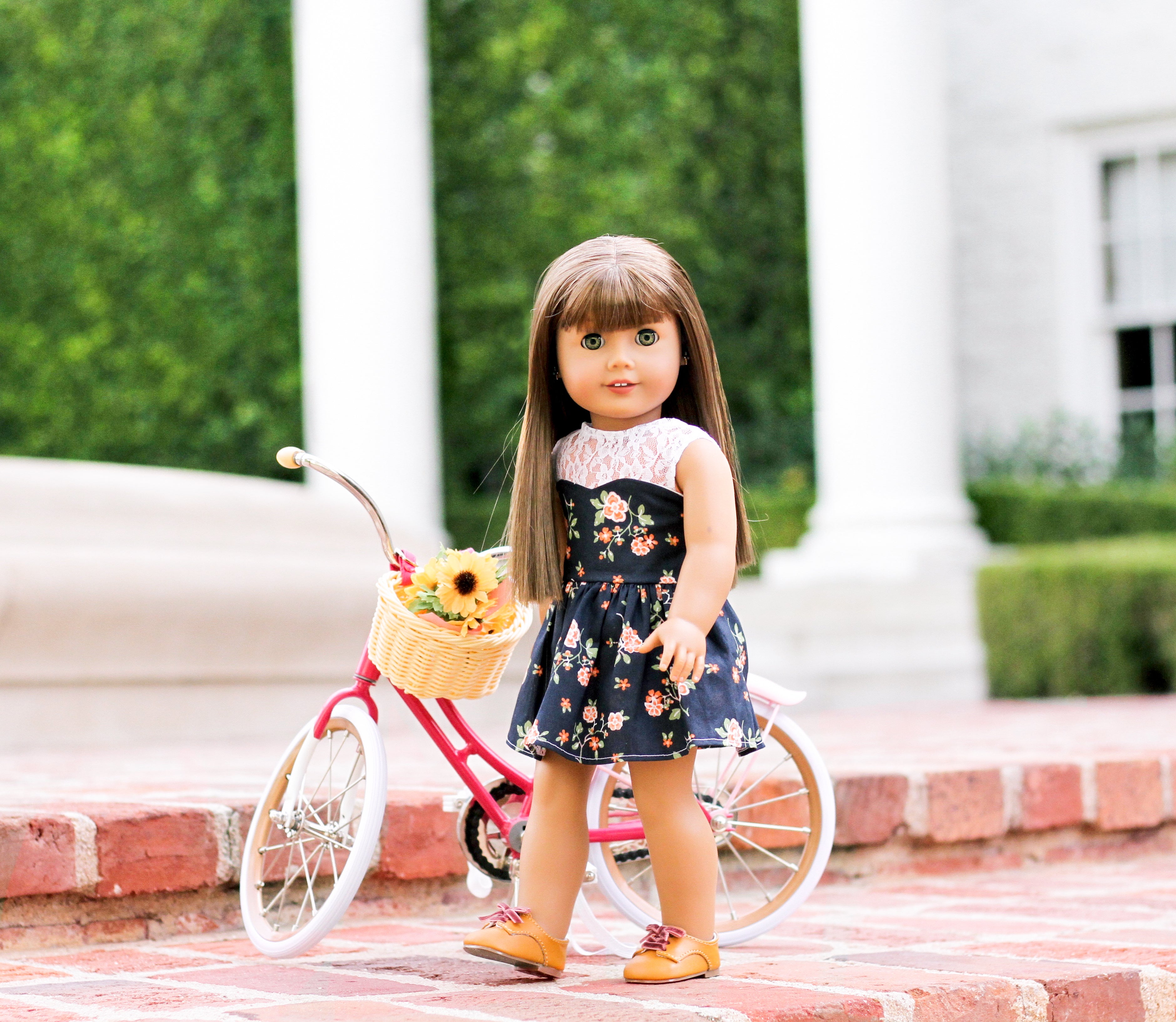 How to Sew Sweetheart Dress for your American Girl Dolls - 18 inch doll clothes patterns