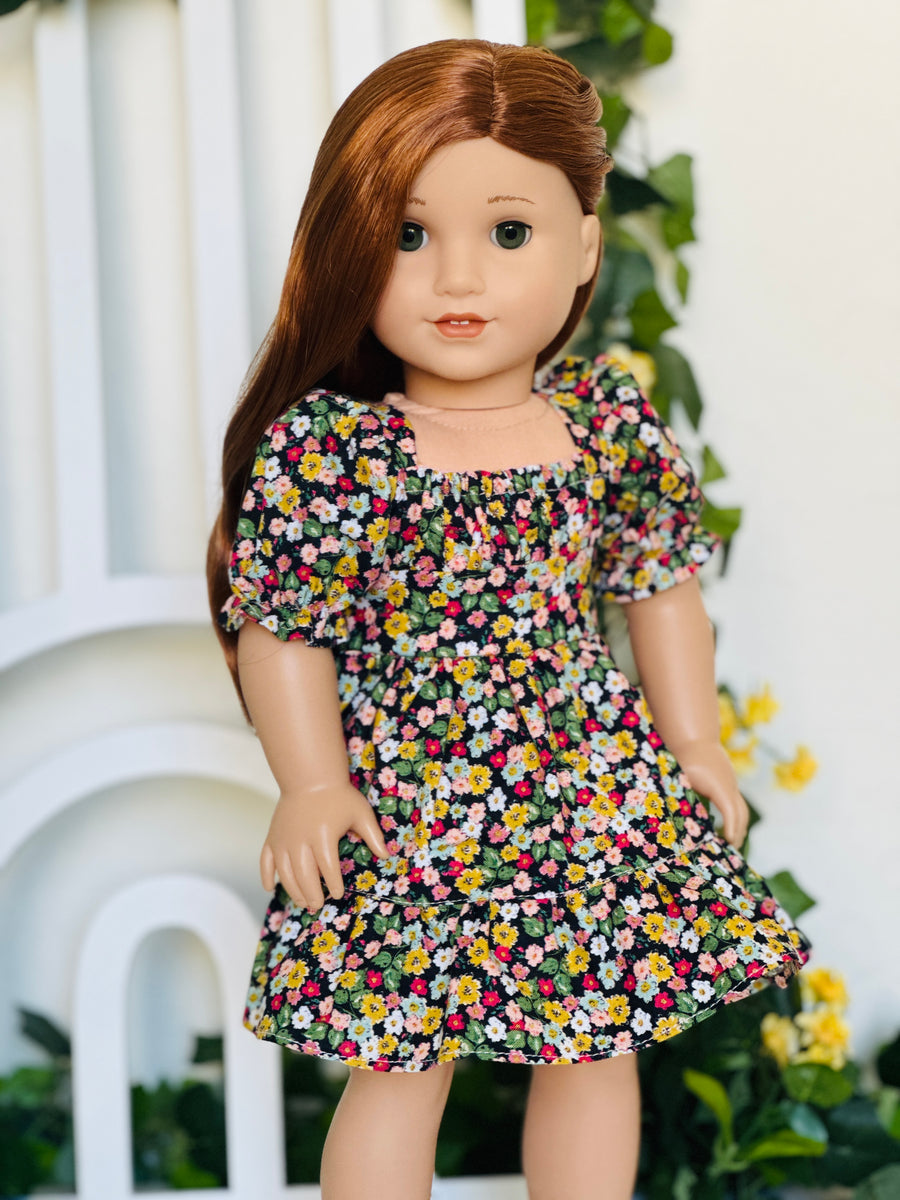 Hyacinth Dress 18-inch Doll Clothes PDF Sewing Pattern