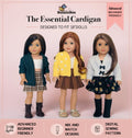 The Essential Cardigan for 18-inch doll clothes PDF sewing pattern