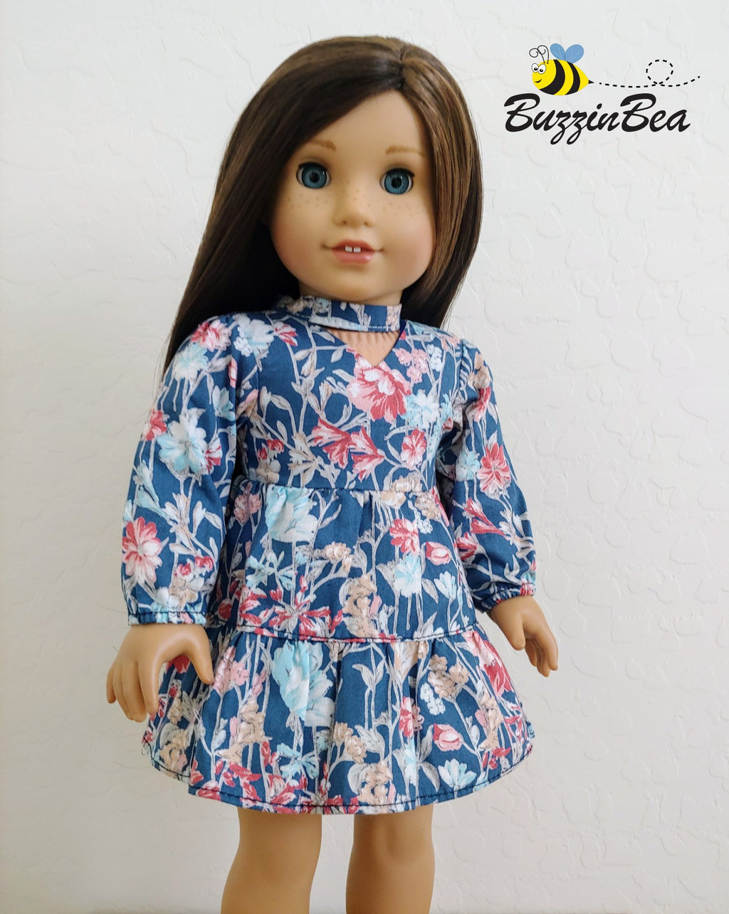 Jasmine Dress 18-inch Doll Clothes PDF Sewing Pattern