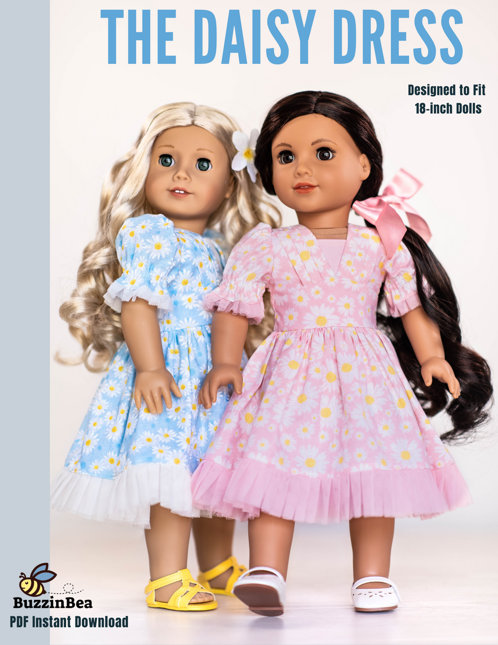 Daisy Dress for 18-inch Dolls PDF Sewing Pattern