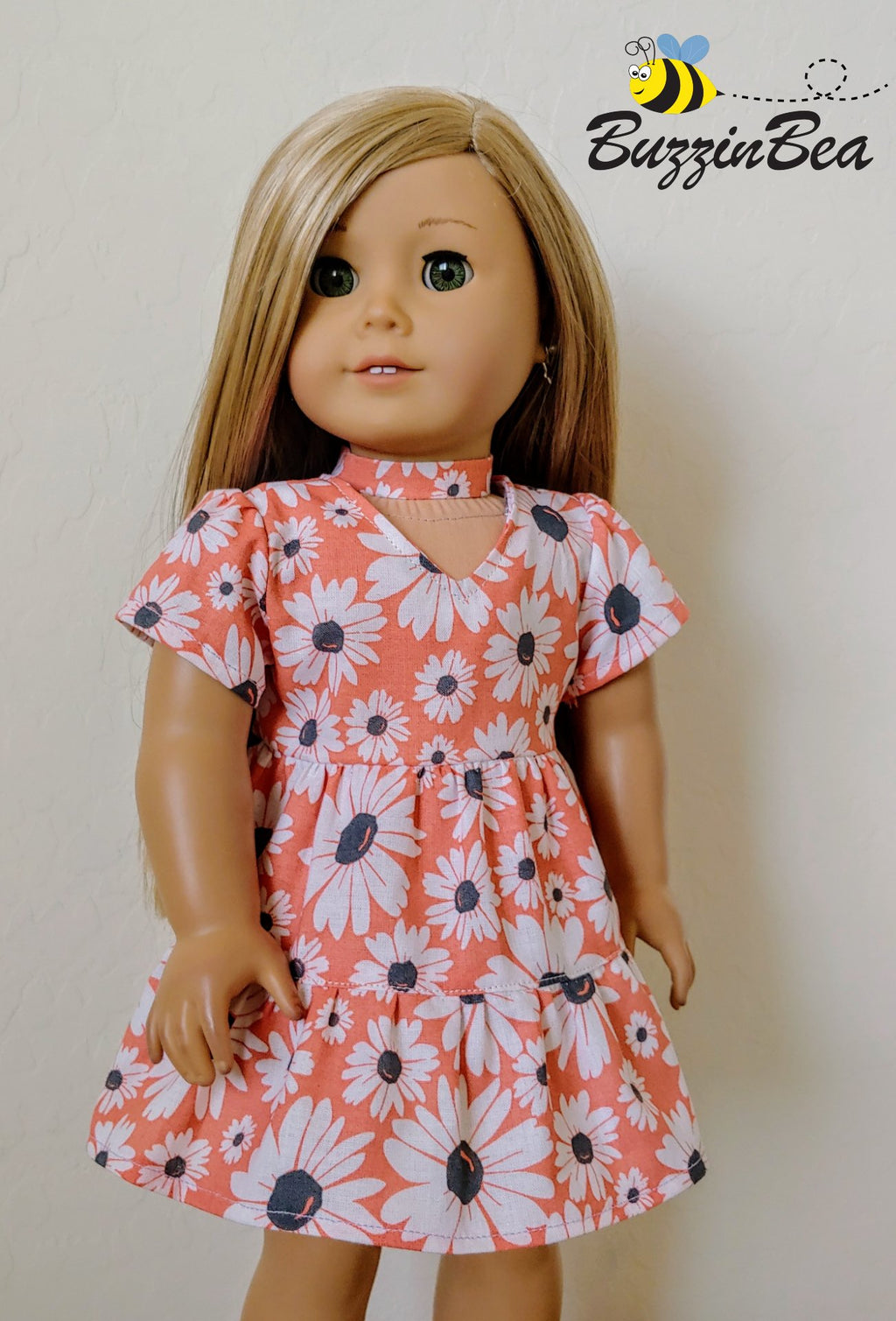 Jasmine Dress 18-inch Doll Clothes PDF Sewing Pattern