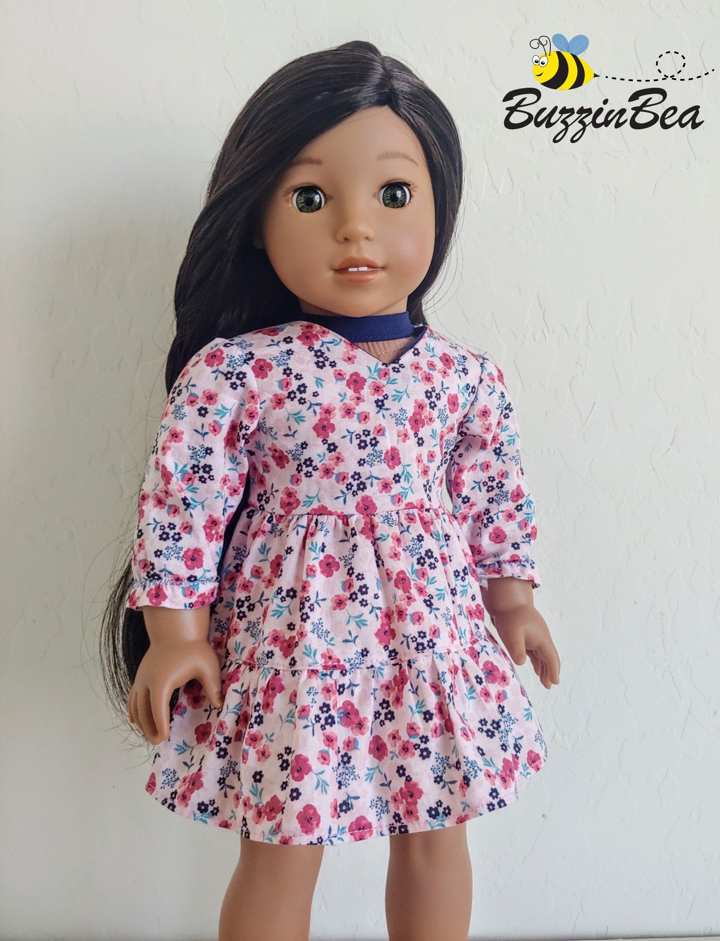 Jasmine Dress 18-inch Doll Clothes PDF Sewing Pattern