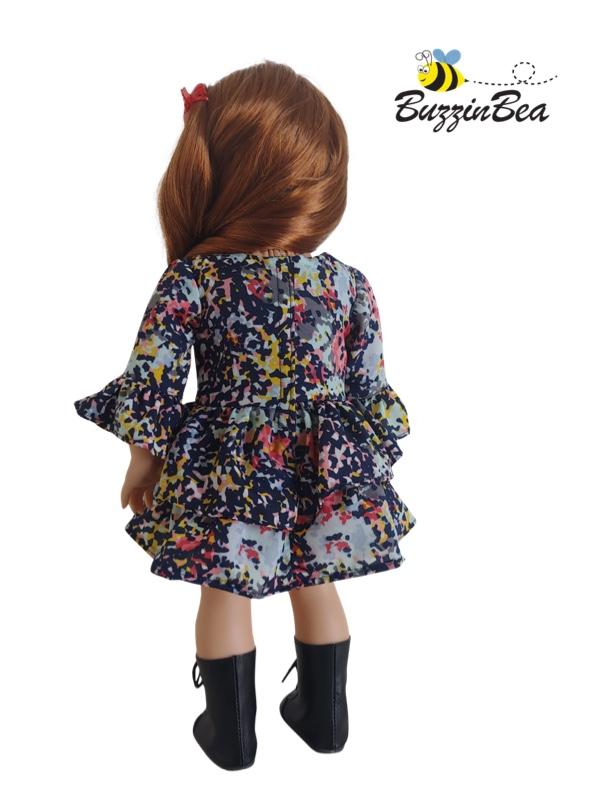 Primrose Dress 18-inch Doll Clothes PDF Sewing Pattern