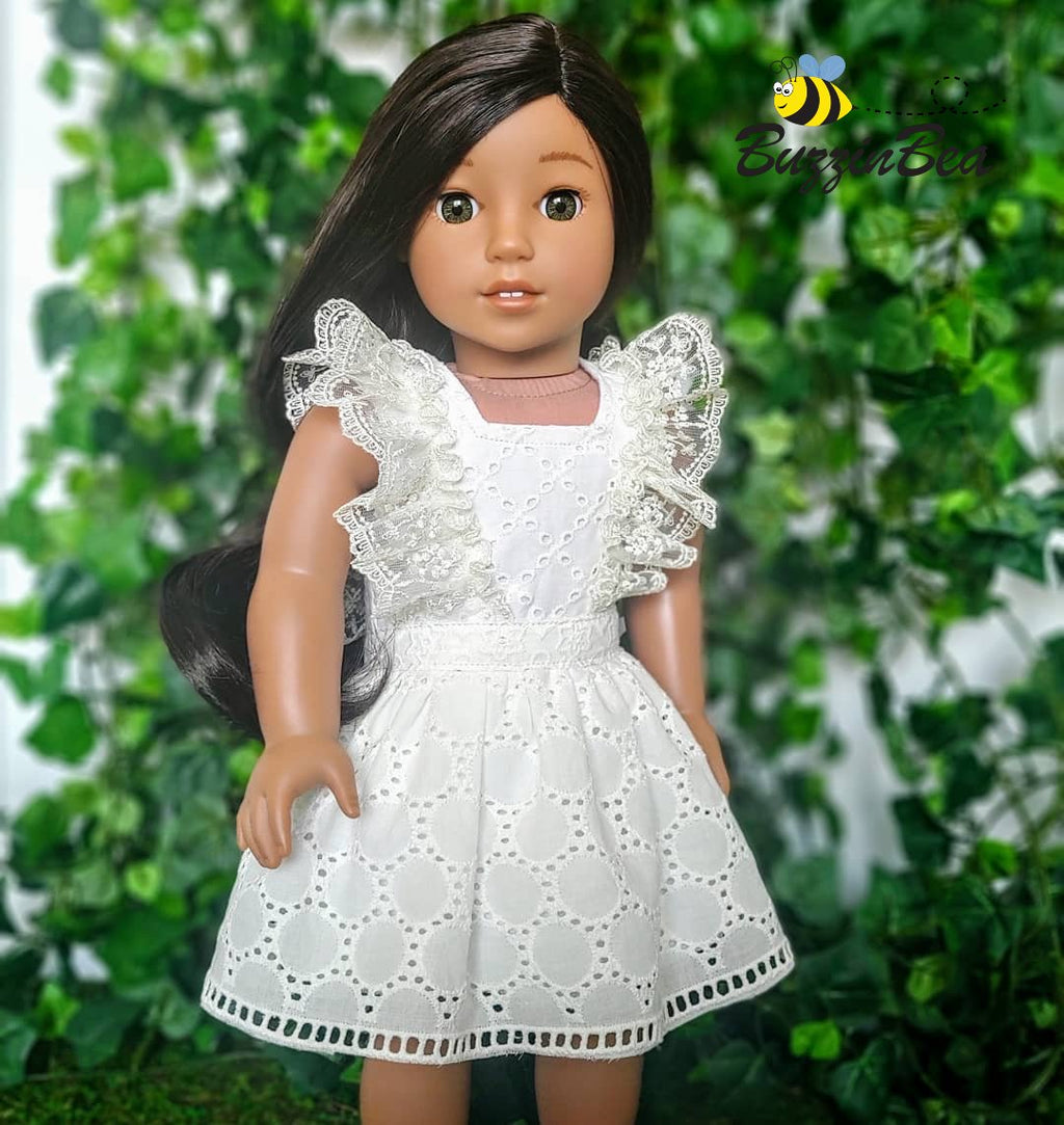 Aster dress 18-inch Doll Clothes PDF sewing pattern