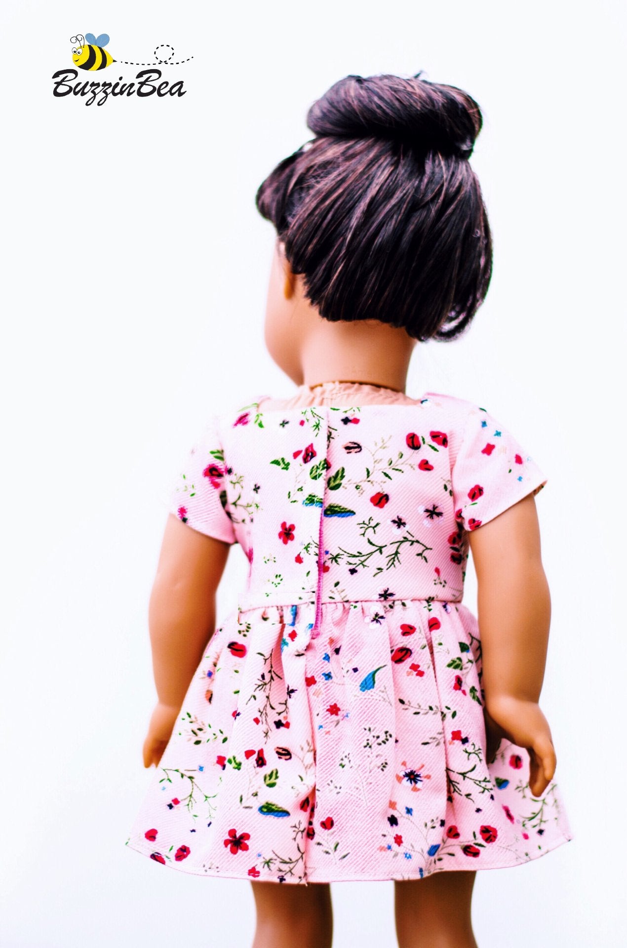 Marguerite Dress 18-inch Doll Clothes PDF Sewing Pattern