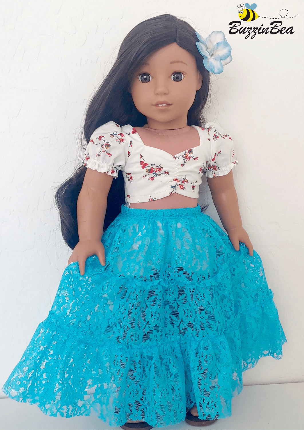 Nymphea Skirt & Top Set 18-inch Doll Clothes PDF Sewing Pattern