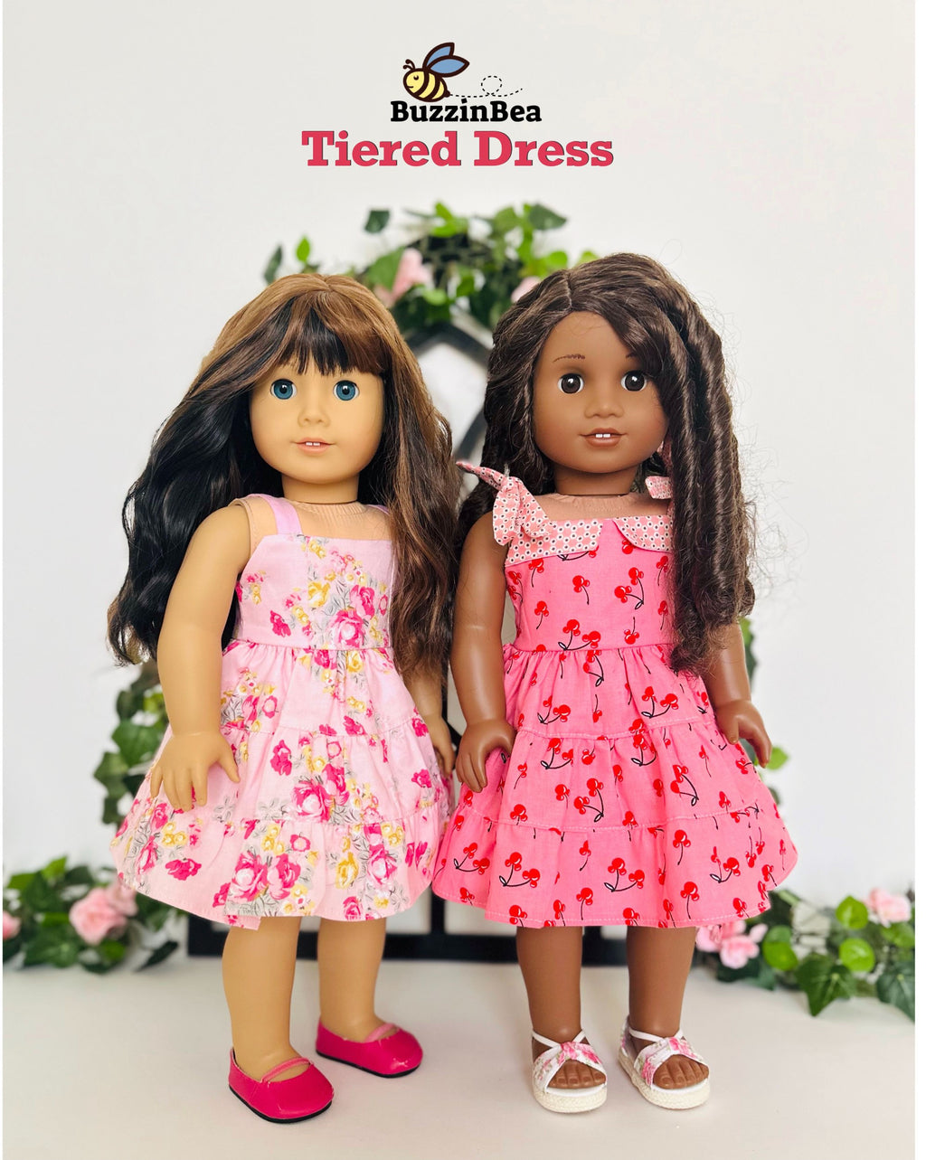 Tiered Dress for 18-inch Dolls PDF Sewing Pattern
