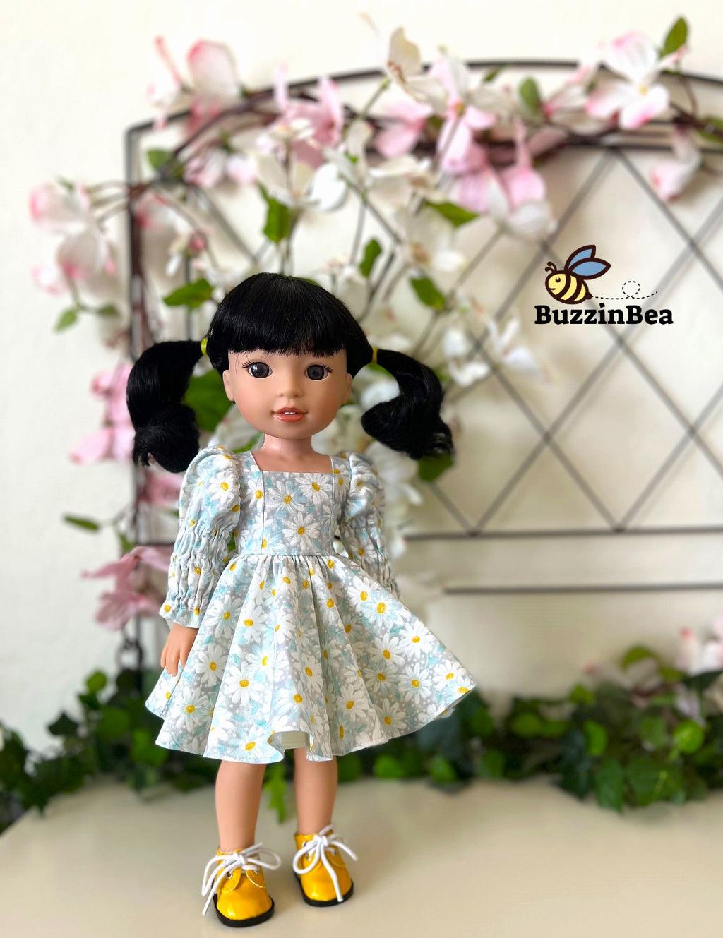 Puffy Dress for 14-inch Dolls Clothes PDF Sewing Pattern