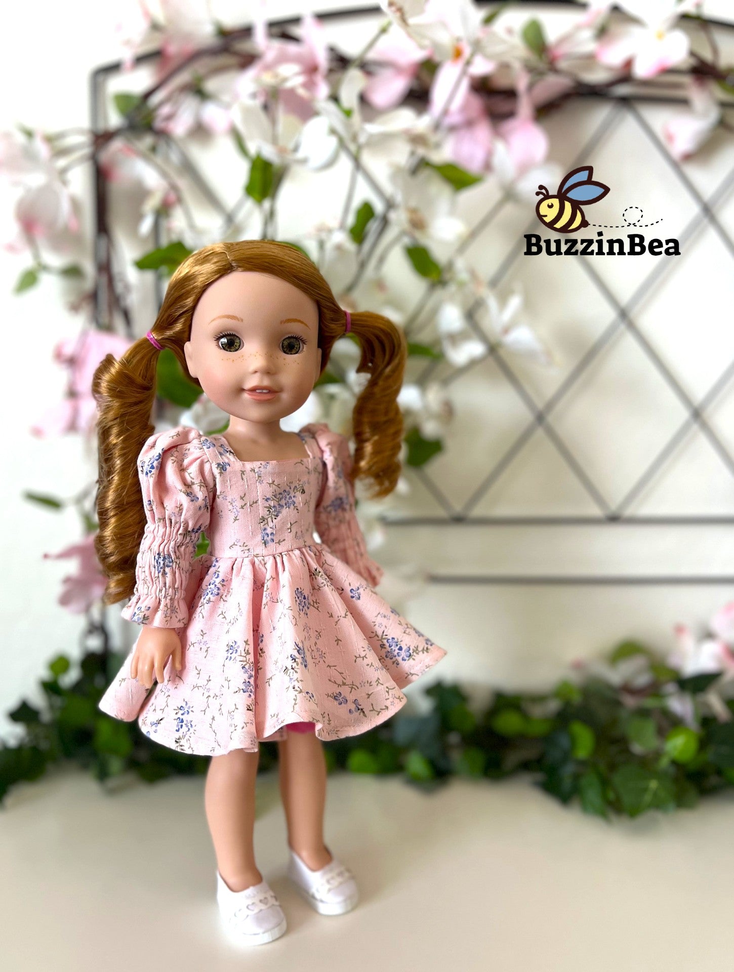 Puffy Dress for 14-inch Dolls Clothes PDF Sewing Pattern